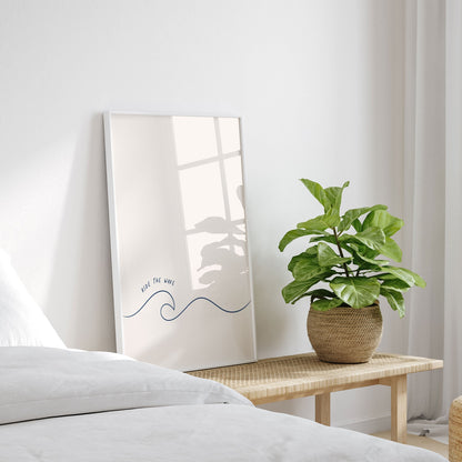 Ride The Wave, Motivational Poster