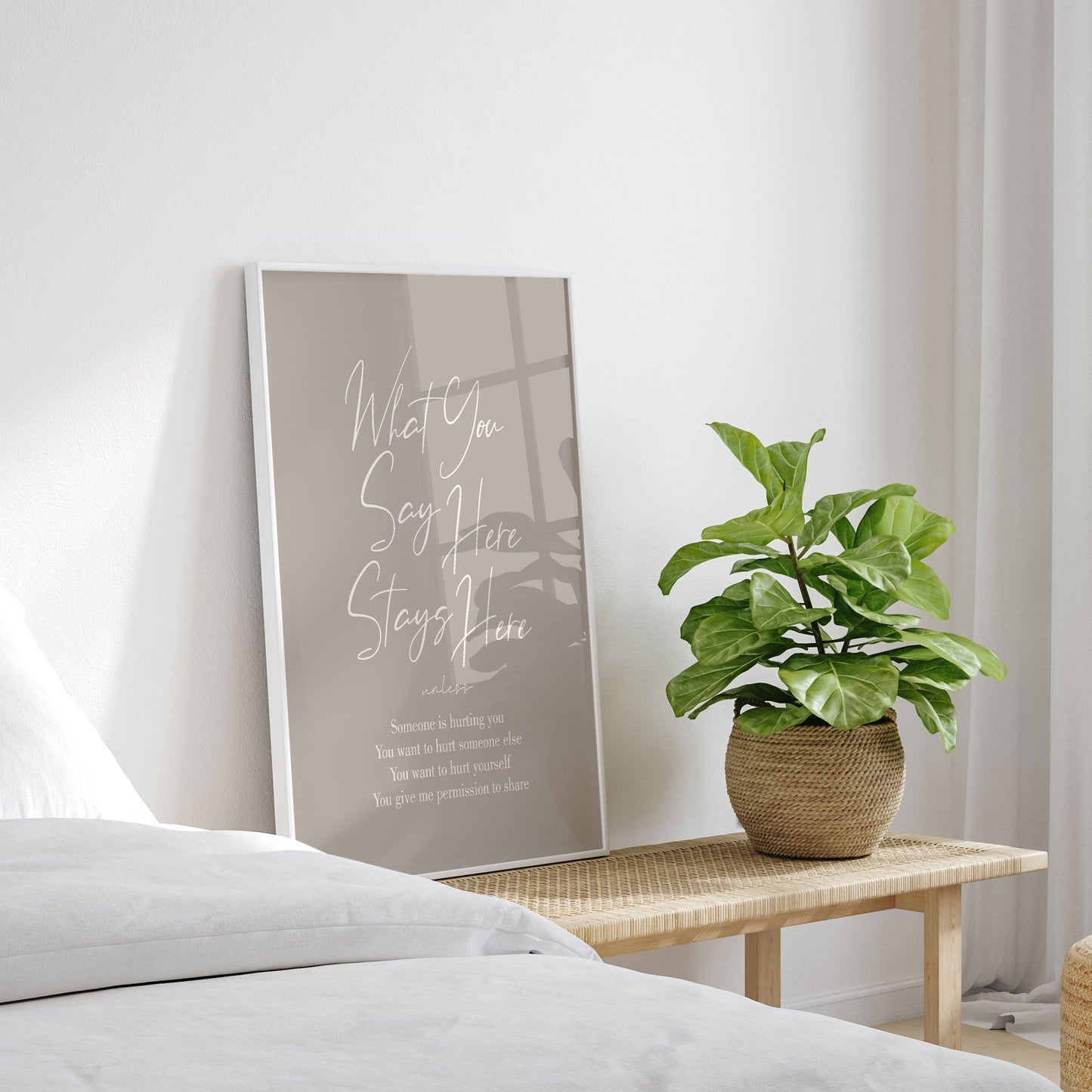 Stays Here No2, Motivational Poster