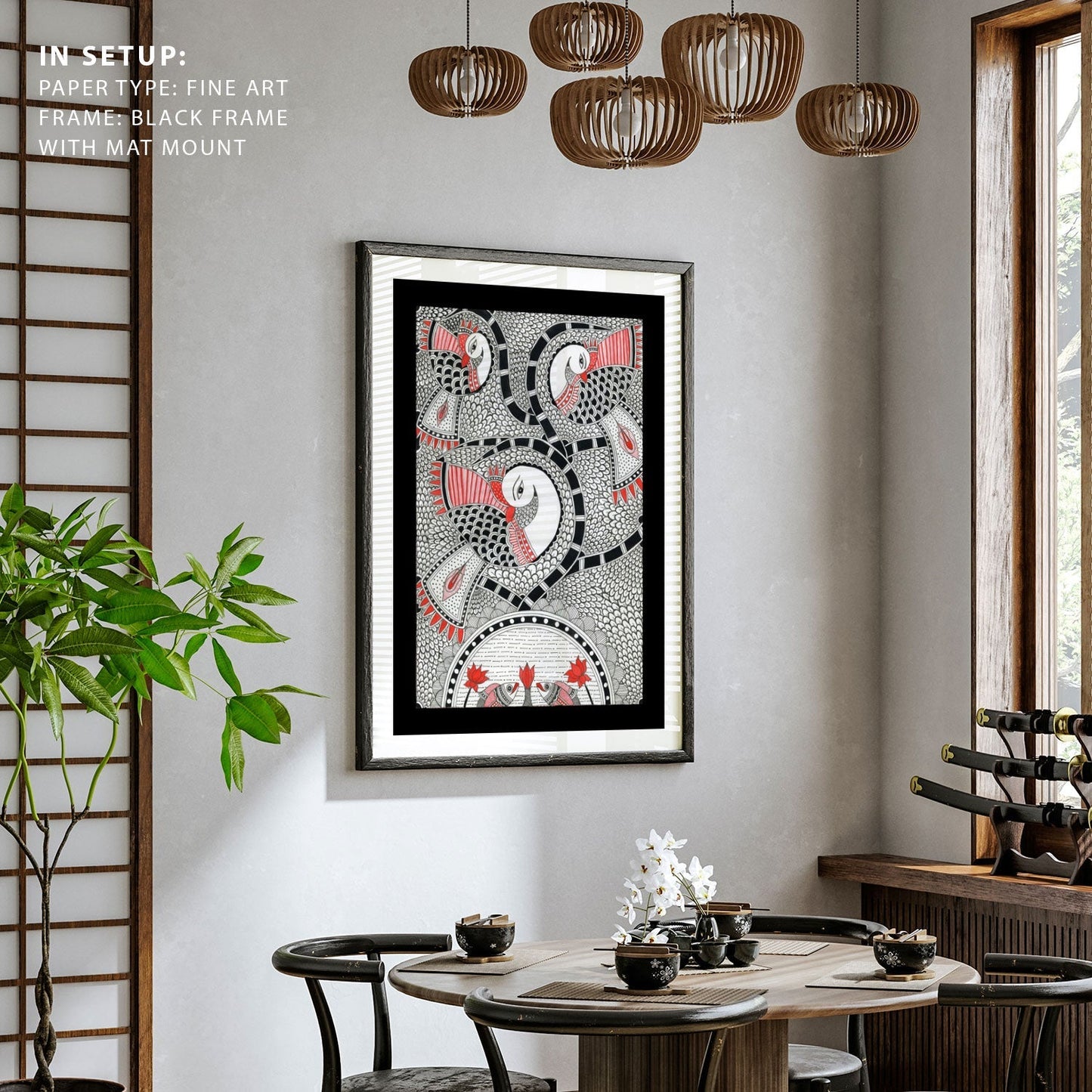 Beauty of Eternity Madhubani Art