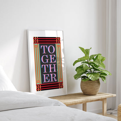 Together Black, Motivational Poster