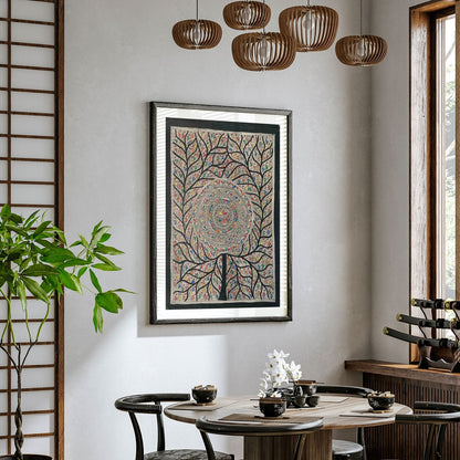 Life of Tree, Madhubani Art, Madhubani Painting