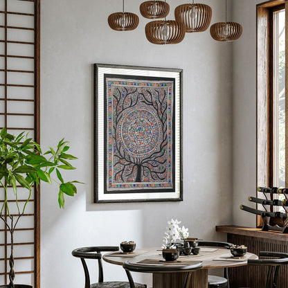 Life of Tree, Madhubani Art, Madhubani Painting