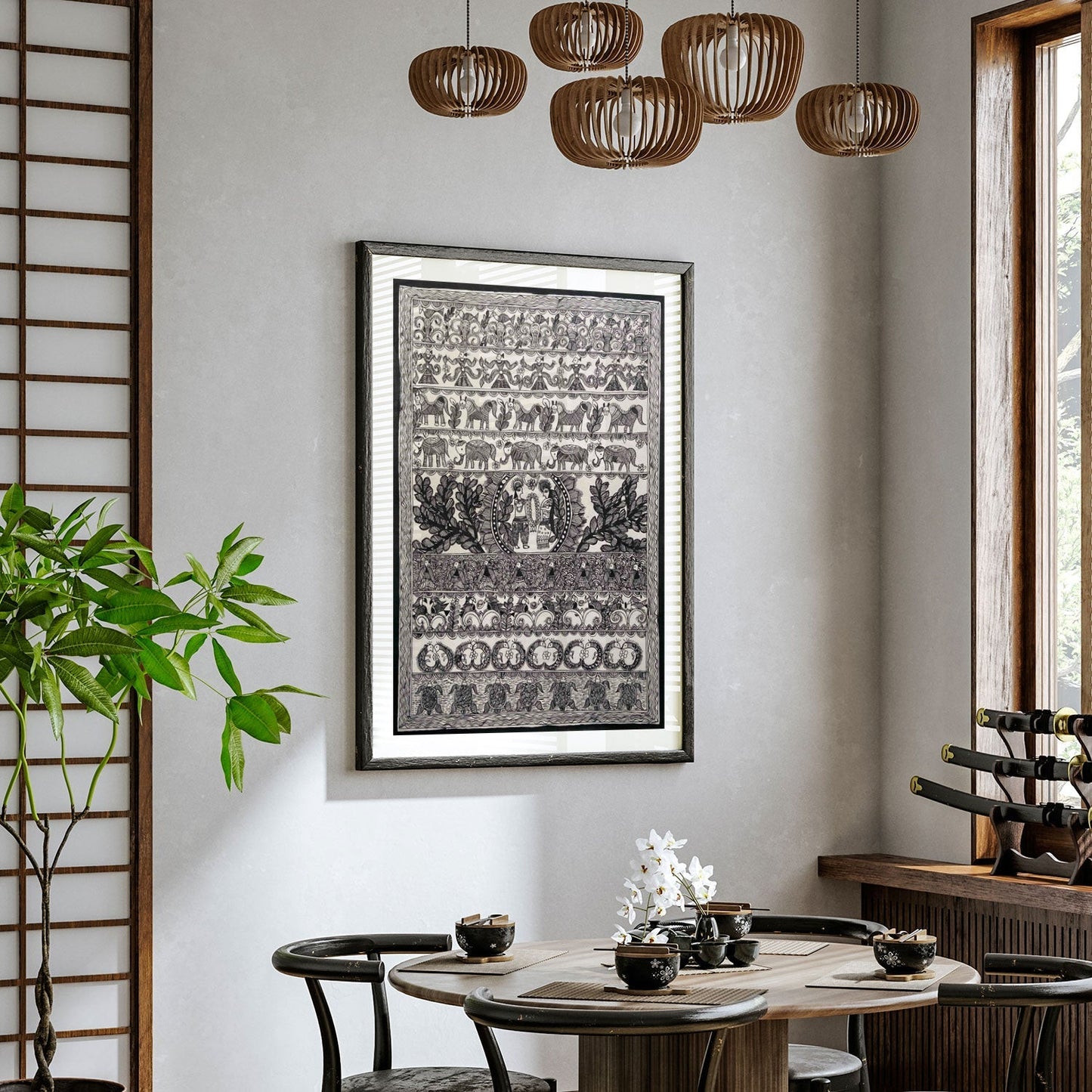 Wedding Madhubani, Madhubani Art, Madhubani Painting