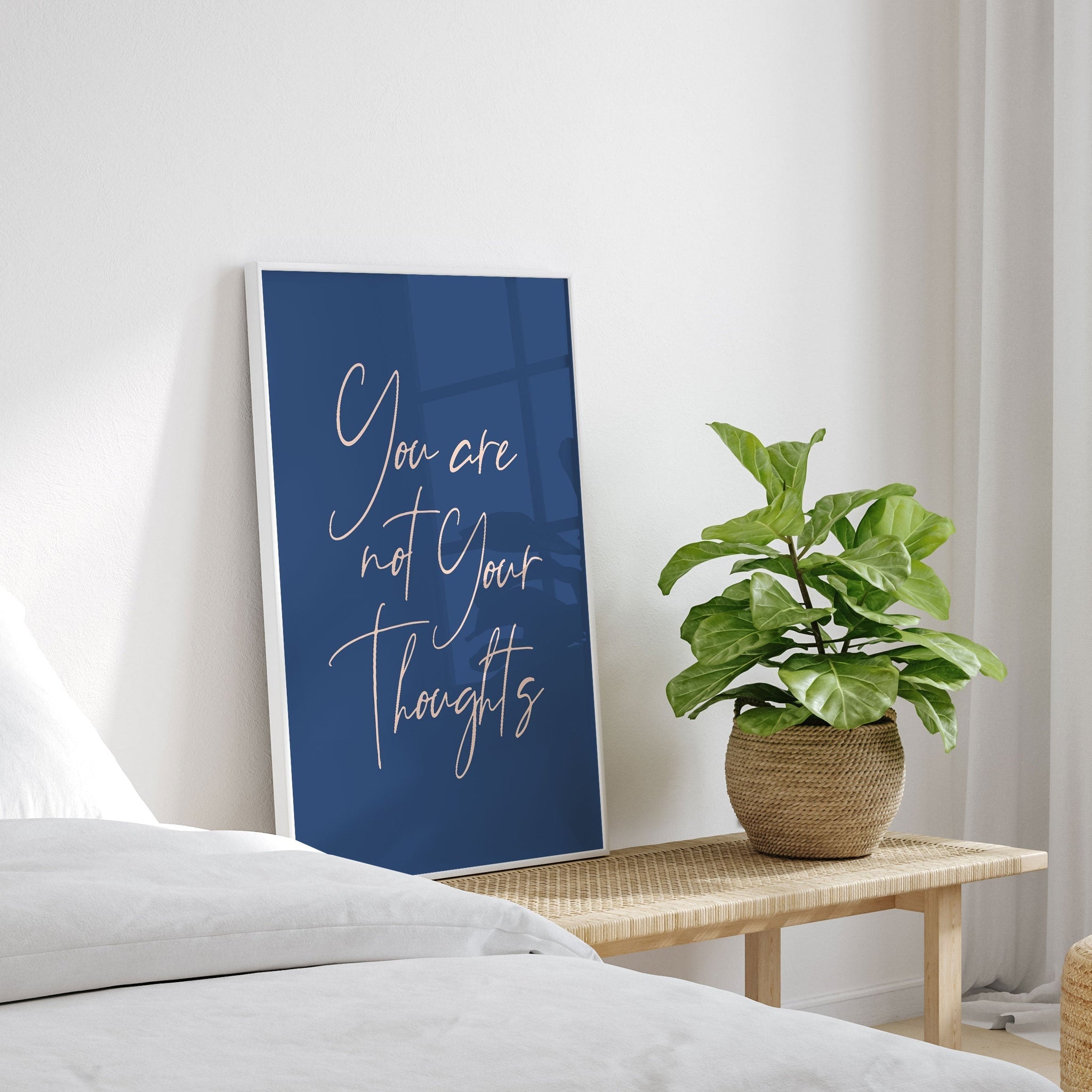 You Are Not Your Thoughts, Motivational Poster