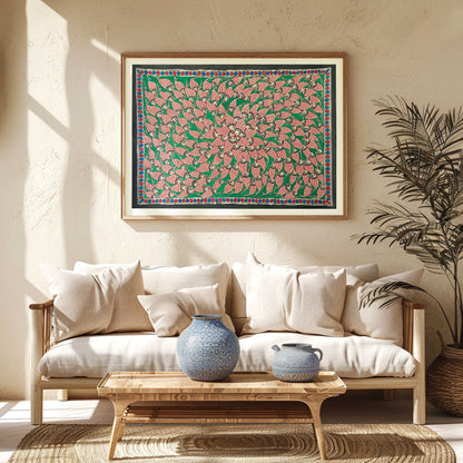 Fish rass, Madhubani Art, Madhubani Painting