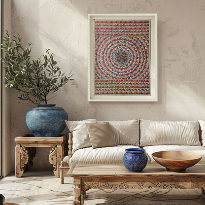 Fish rass, Madhubani Art, Madhubani Painting