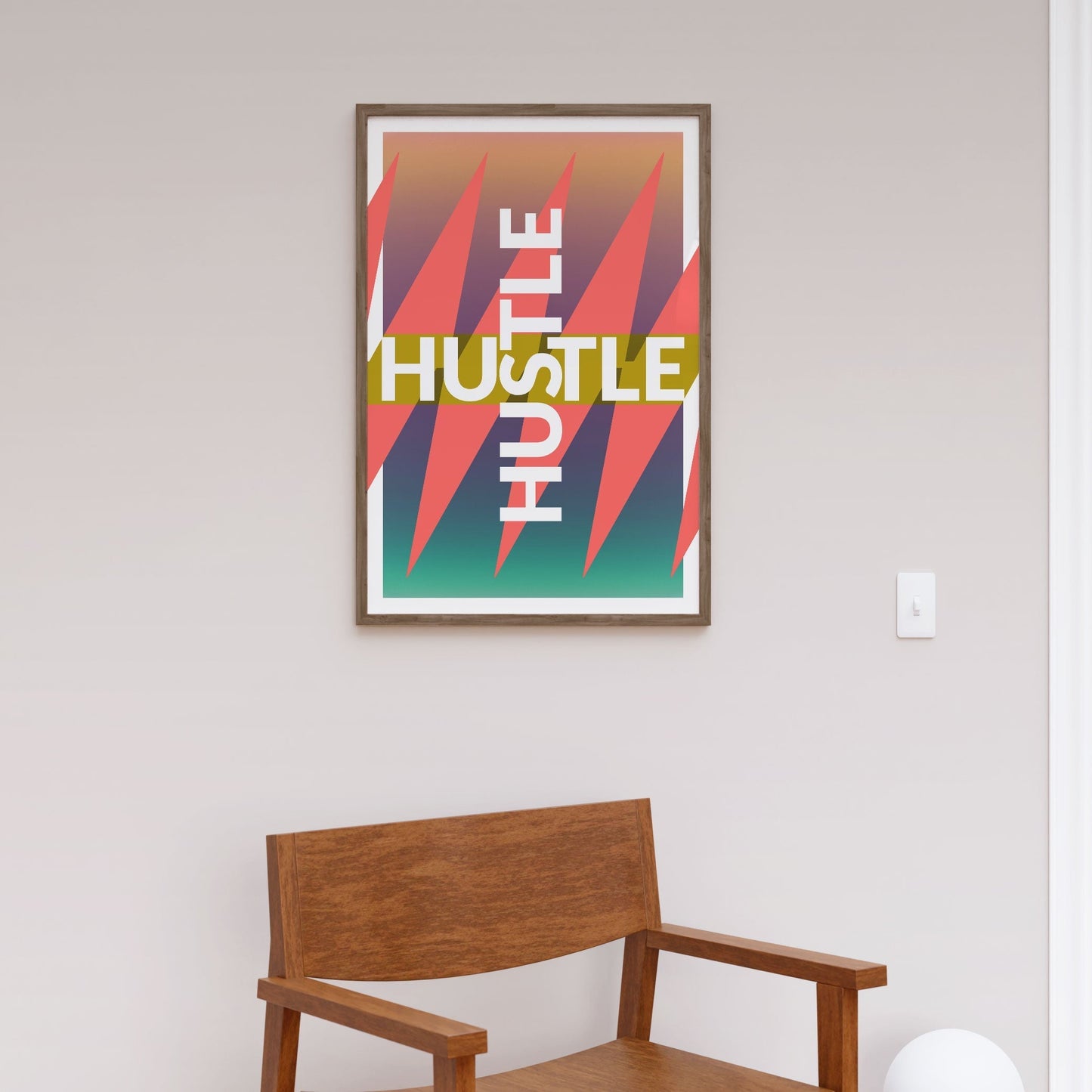 Hustle, Motivational Poster