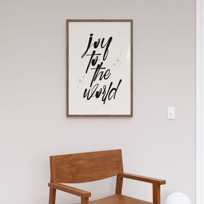 Joy To the World, Motivational Poster