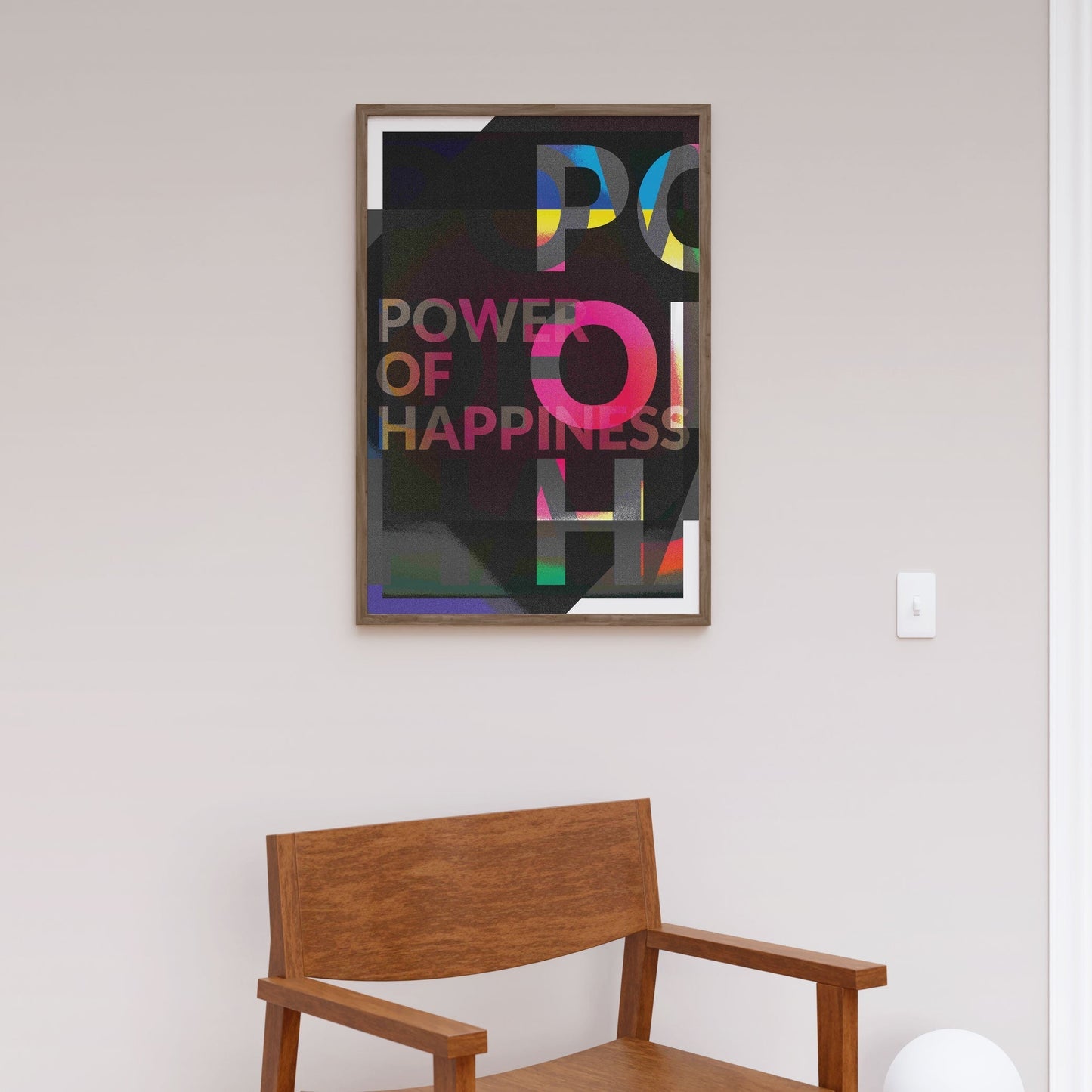 Power of Happiness, Motivational Poster