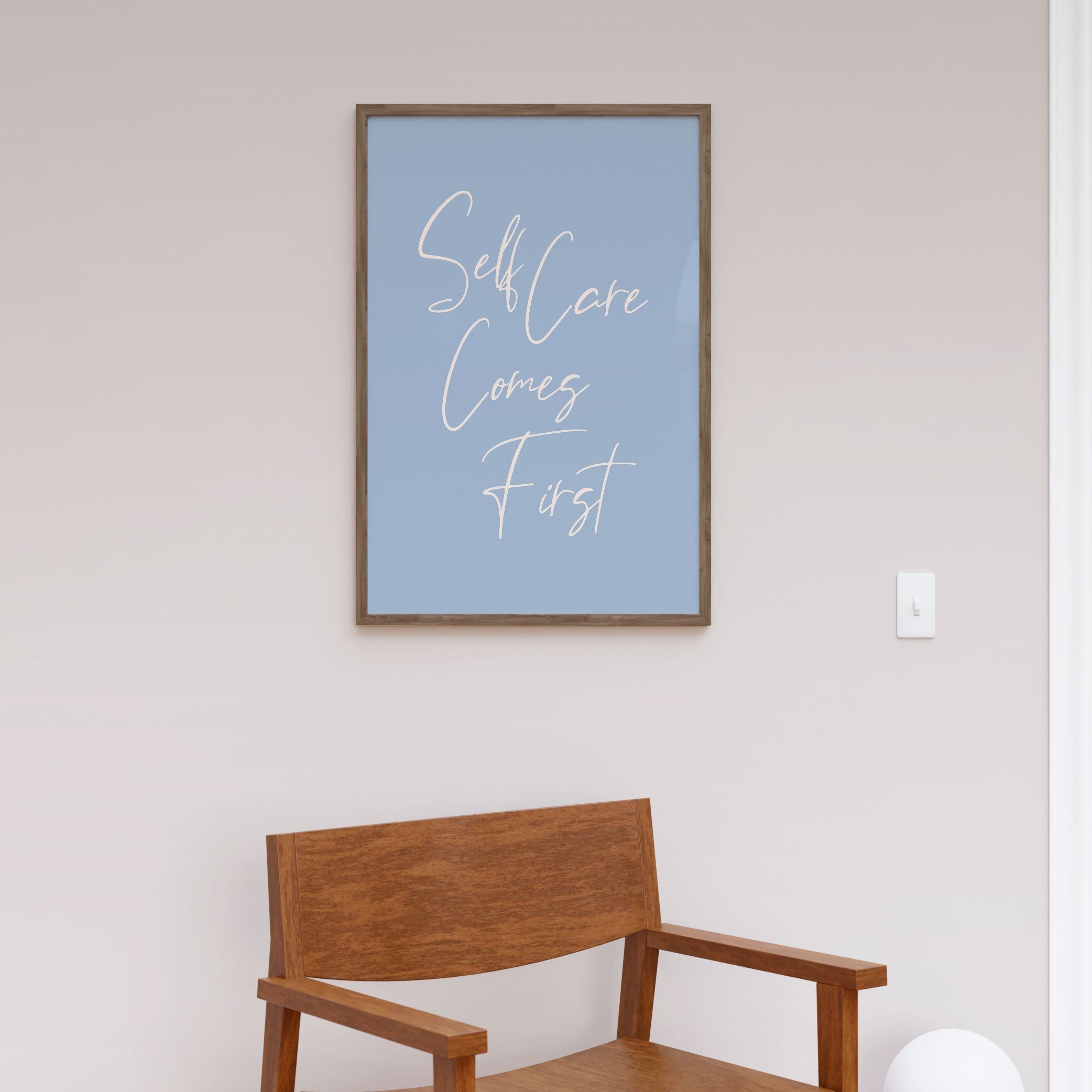 Self Care Comes First, Motivational Poster