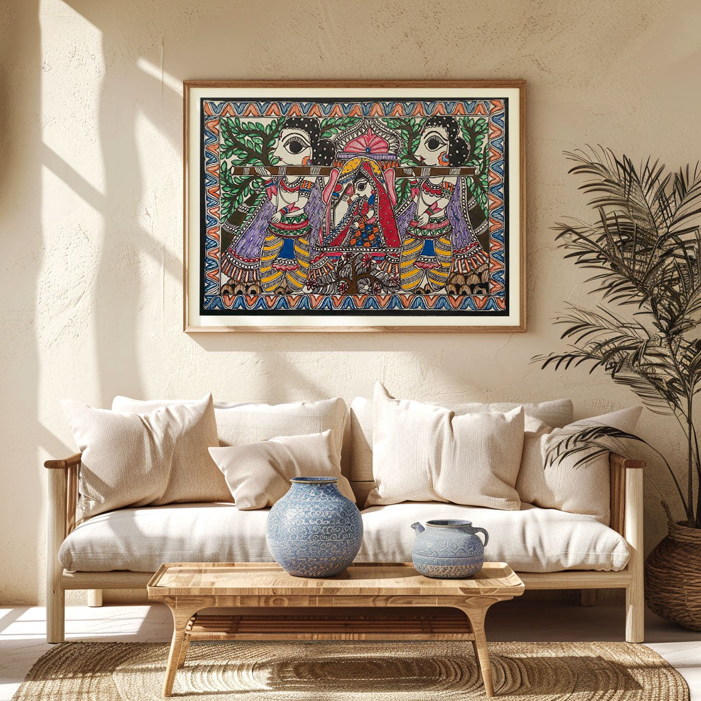 Dolly ka Harr, Madhubani Art, Madhubani Painting