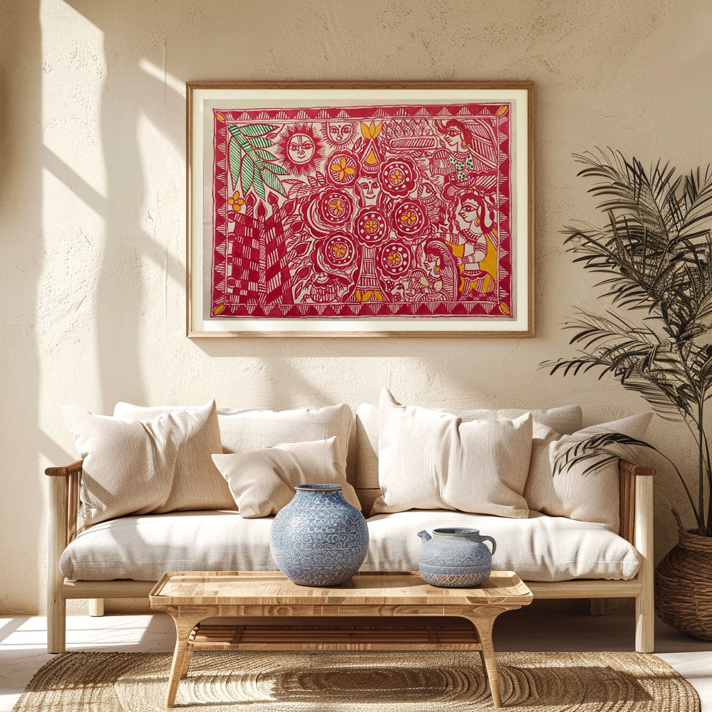 Kovar Art , Madhubani Art, Madhubani Painting