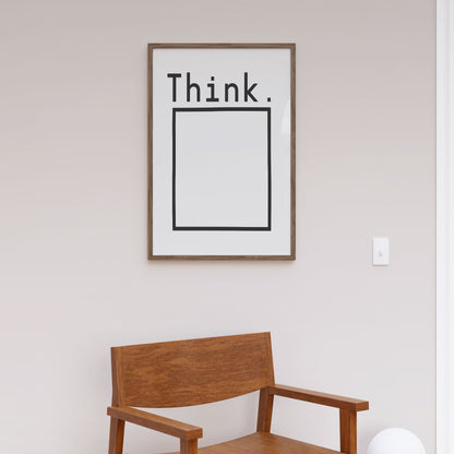 Think, Motivational Poster