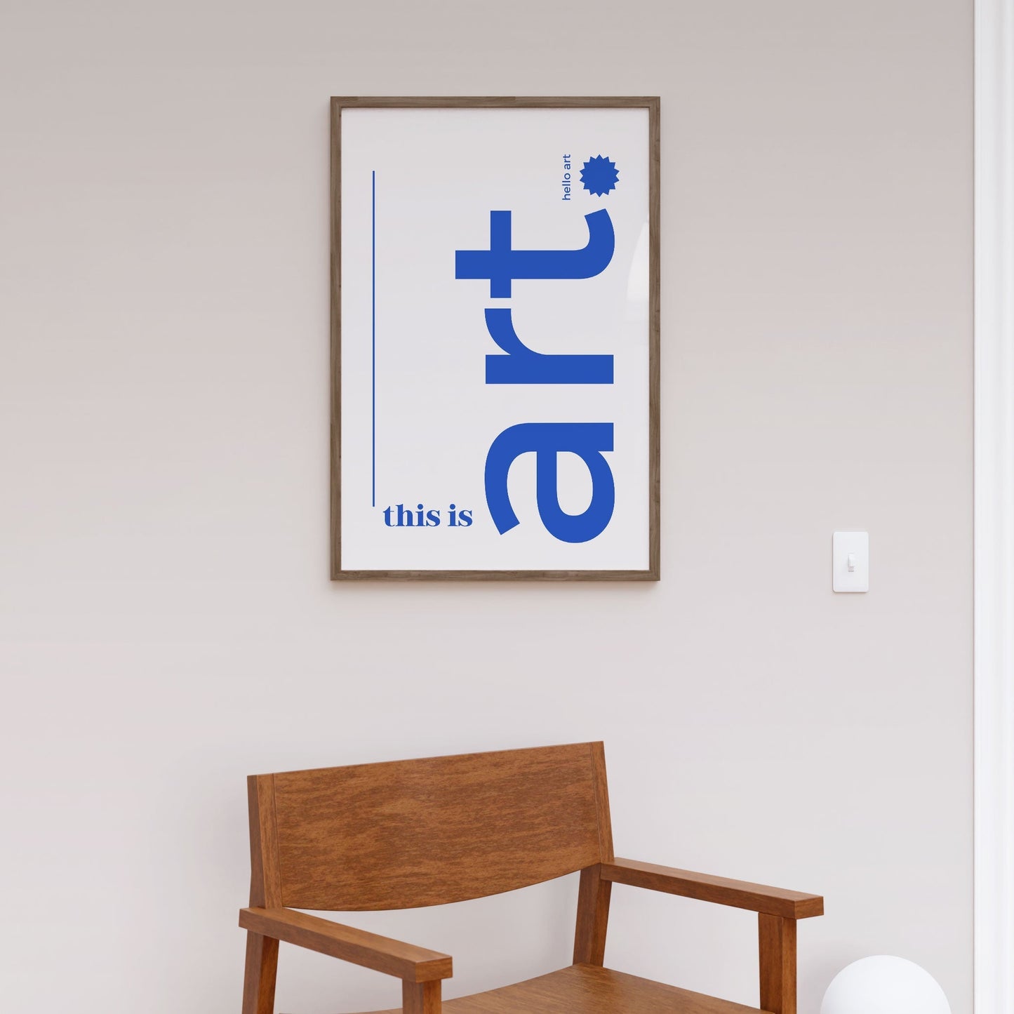 This is Art (hello art), Motivational Poster