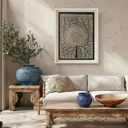 Life of Tree, Madhubani Art, Madhubani Painting