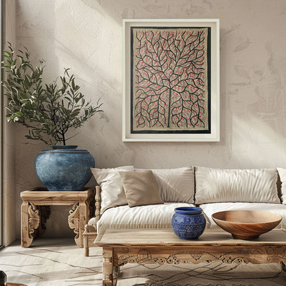 Life of Tree, Madhubani Art, Madhubani Painting