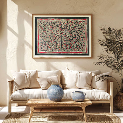 Life of Tree, Madhubani Art, Madhubani Painting