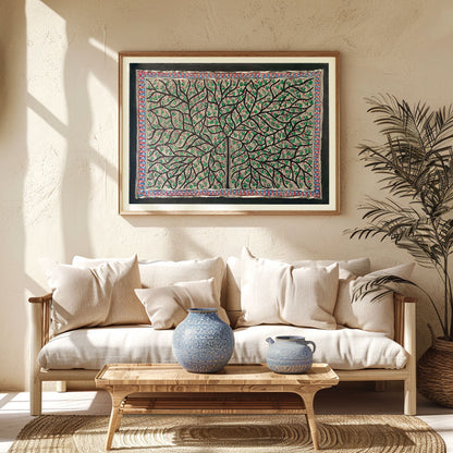 Tree of Life, Madhubani Art, Madhubani Painting