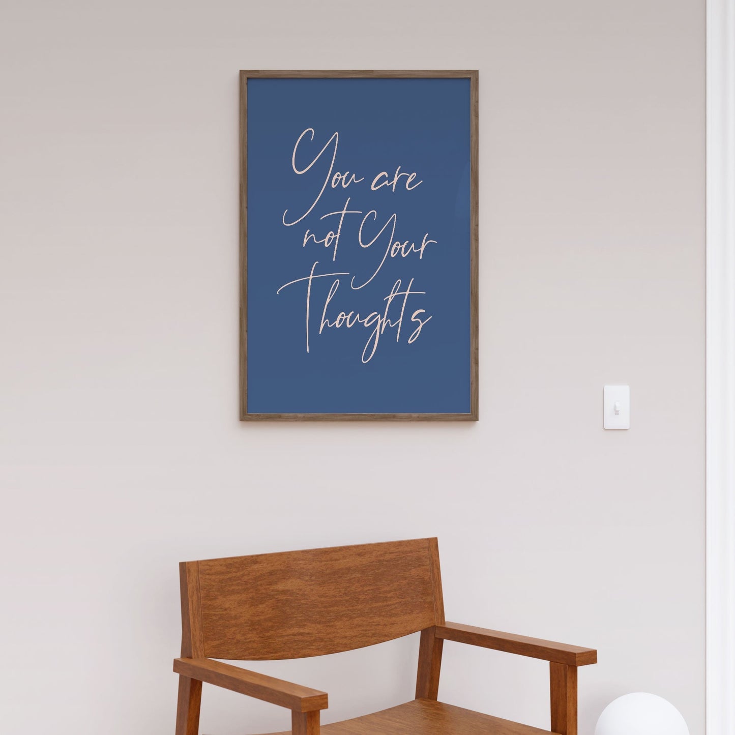 You Are Not Your Thoughts, Motivational Poster