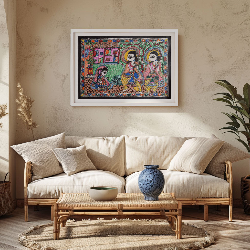 Ahilya Hodya, Madhubani Art, Madhubani Painting