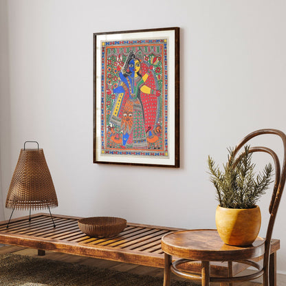 Arth Nareshwar Madhubani Painting, Madhubani Art, Madhubani Painting