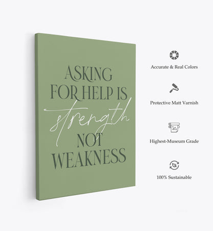 Asking Help, Motivational Poster