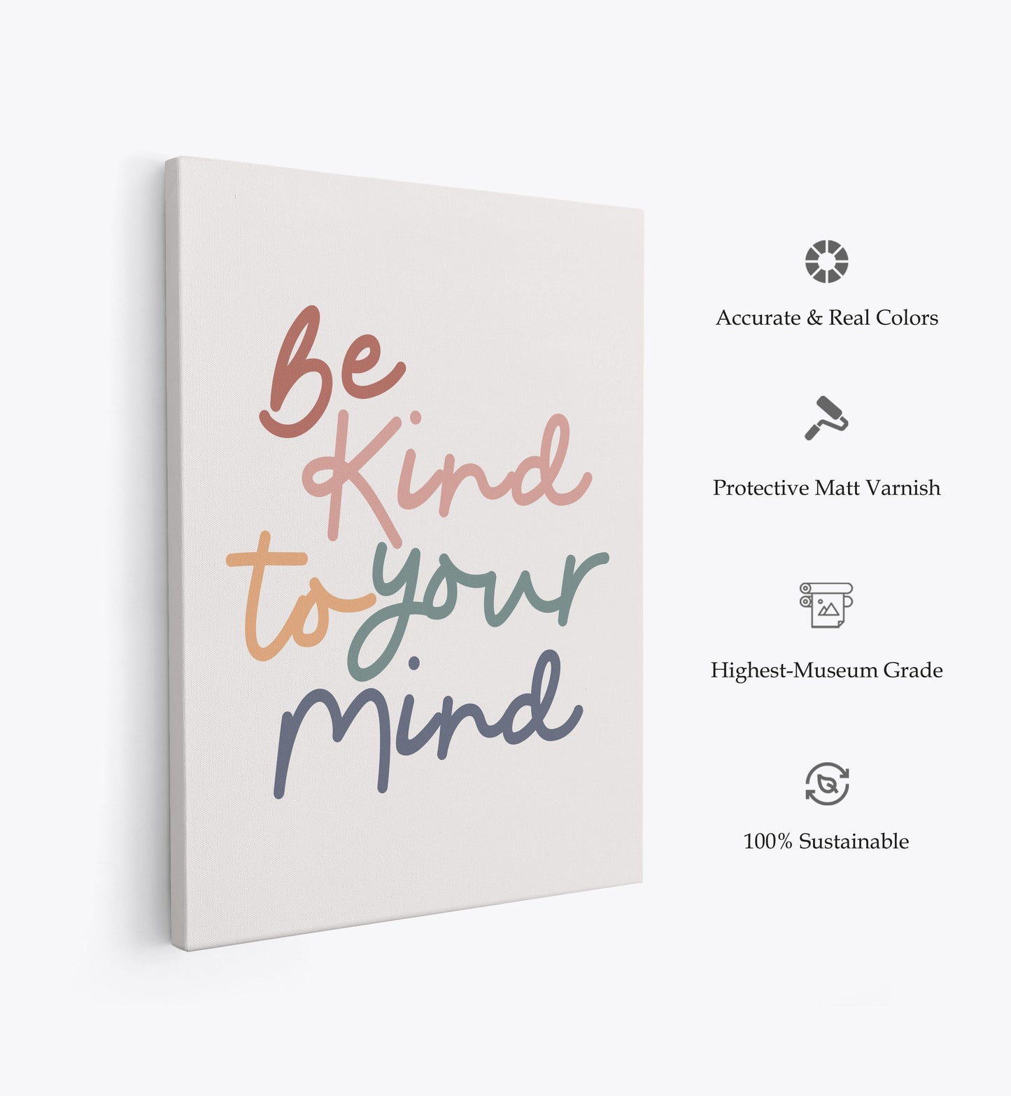 Be Kind To Your Mind, Motivational Poster