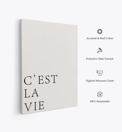 C'est La Vie, Motivational Poster