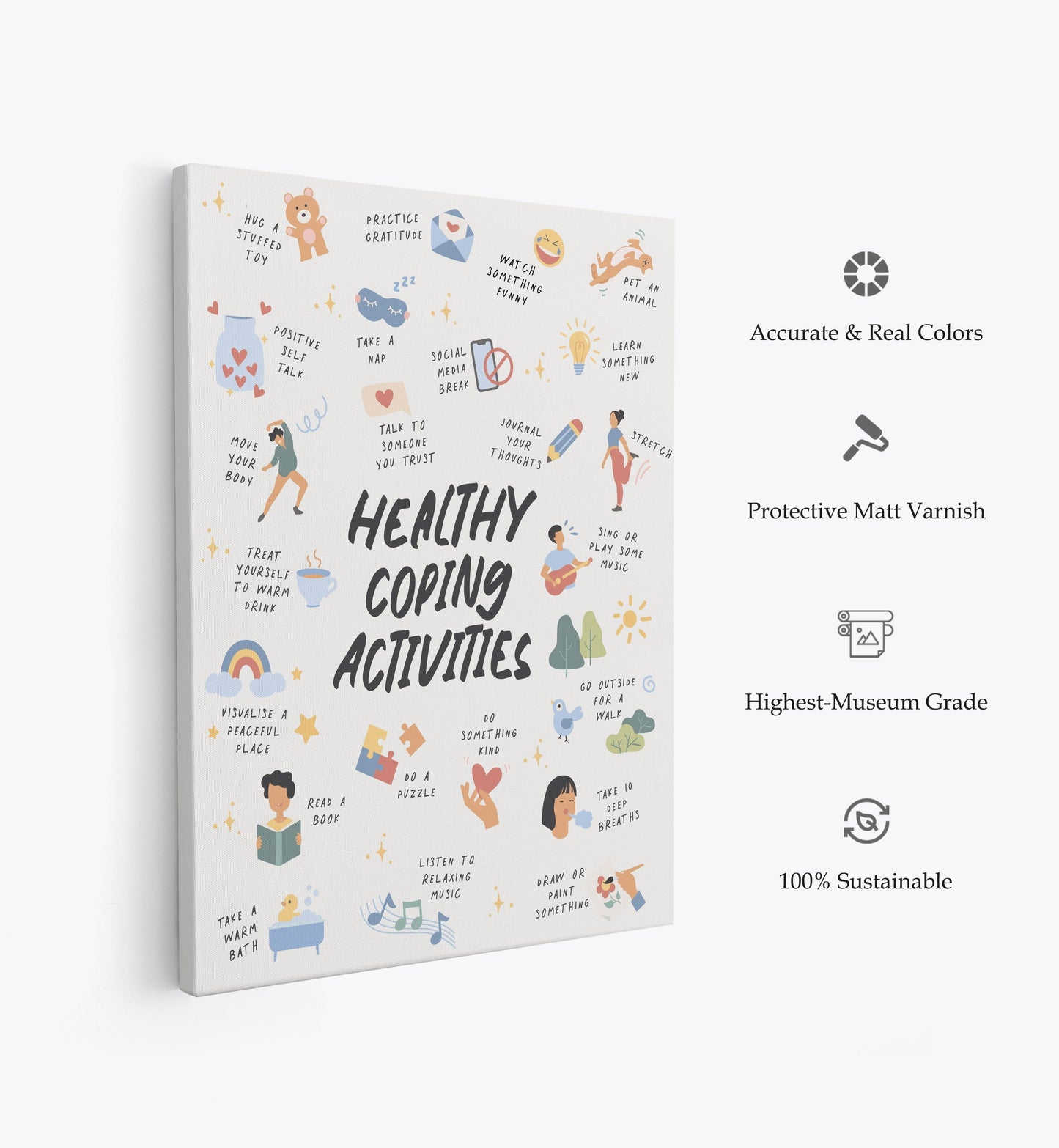 Coping Activities, Motivational Poster