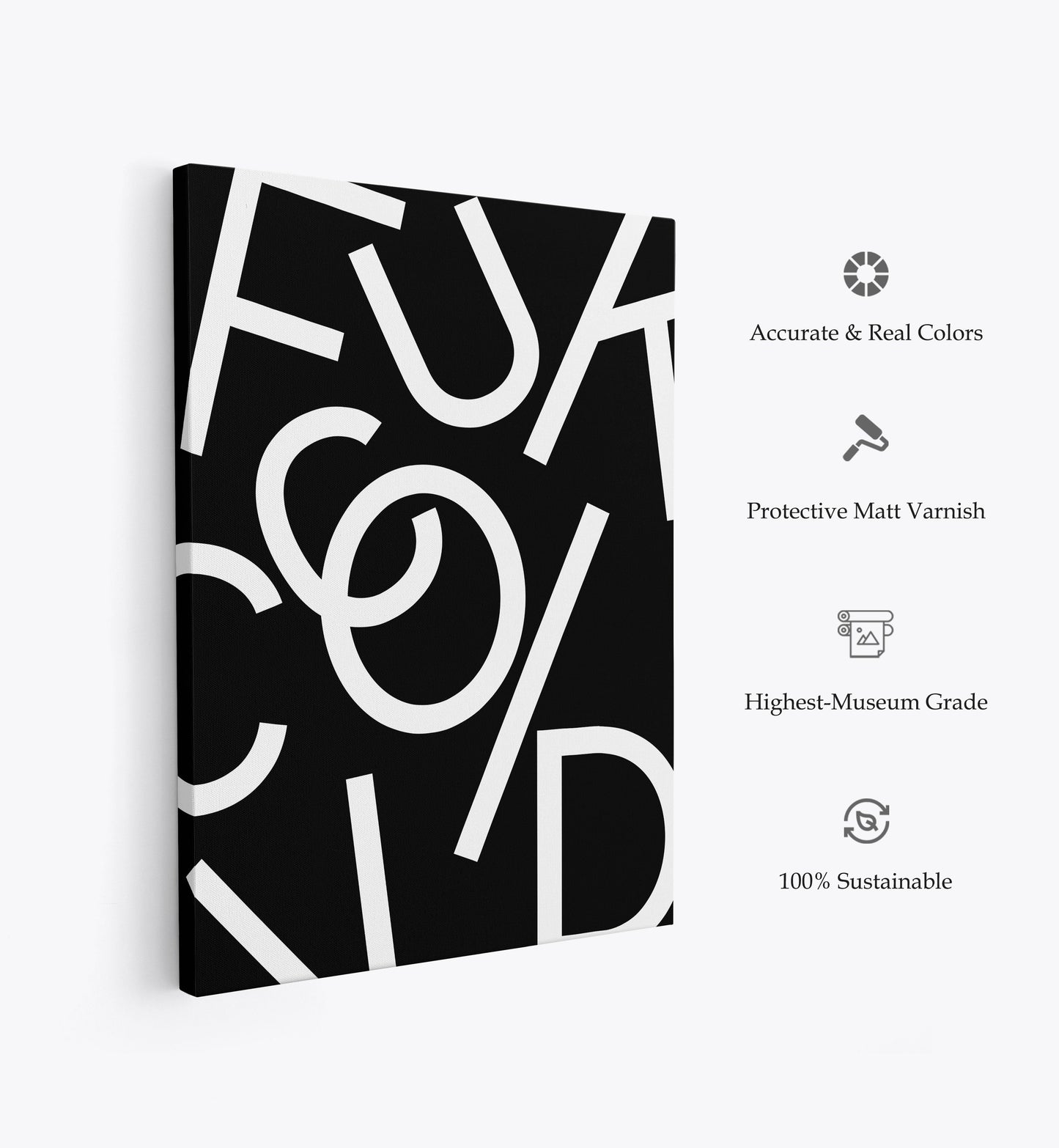 Fuck Covid - Black, Motivational Poster