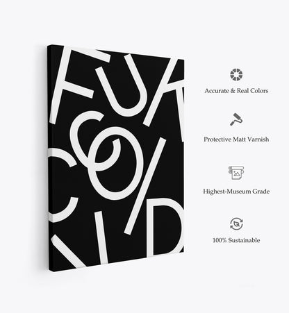 Fuck Covid - Black, Motivational Poster