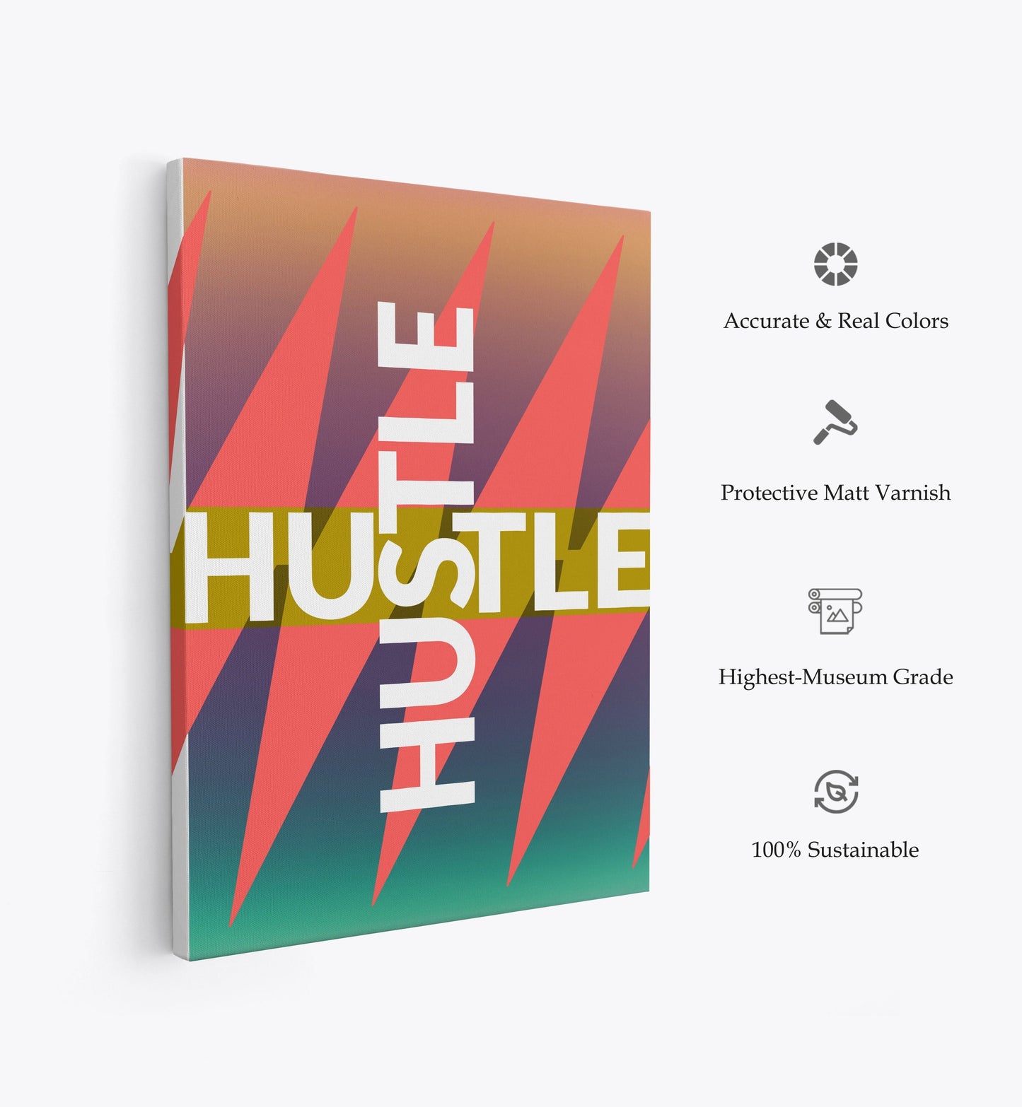 Hustle, Motivational Poster