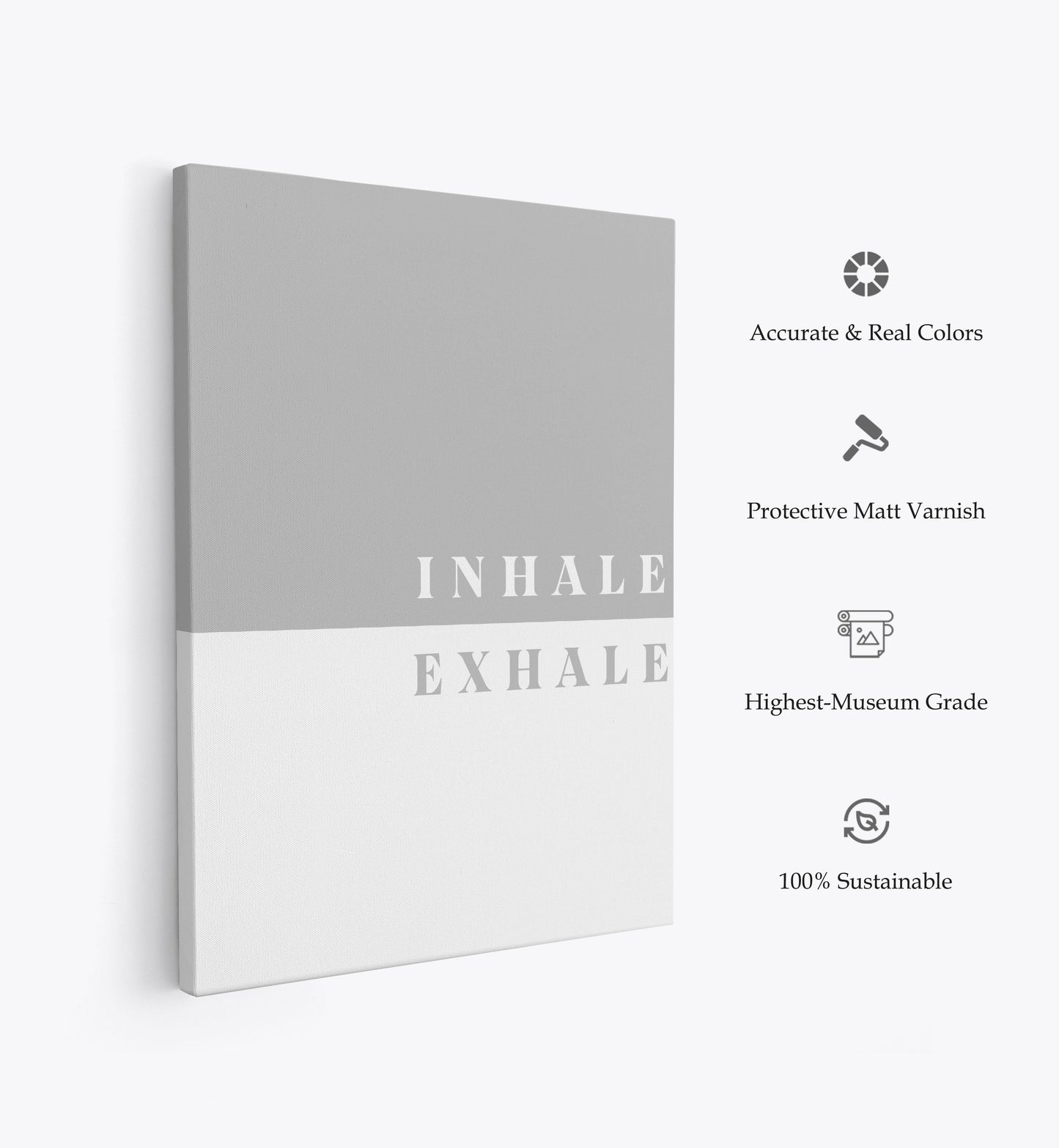 Inhale, Exhale, Motivational Poster