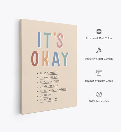 Its Okay, Motivational Poster