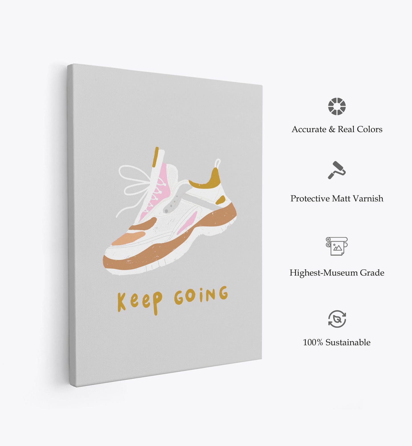 Keep Going, Motivational Poster