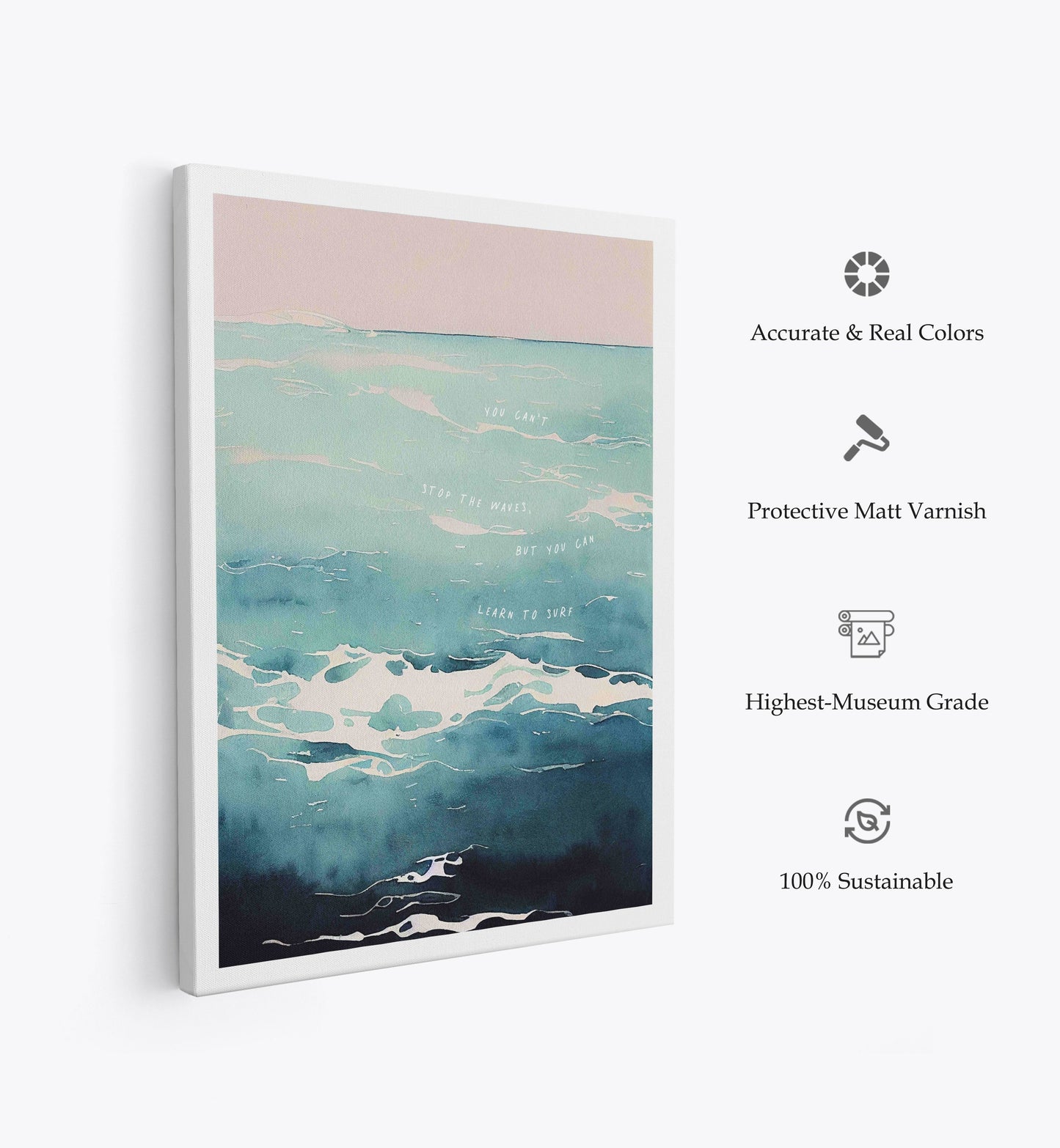 Learn To Surf, Motivational Poster