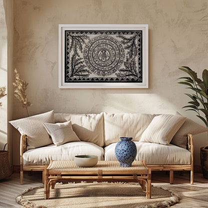 Fish and bird Madhubani Painting, Madhubani Art, Madhubani Painting