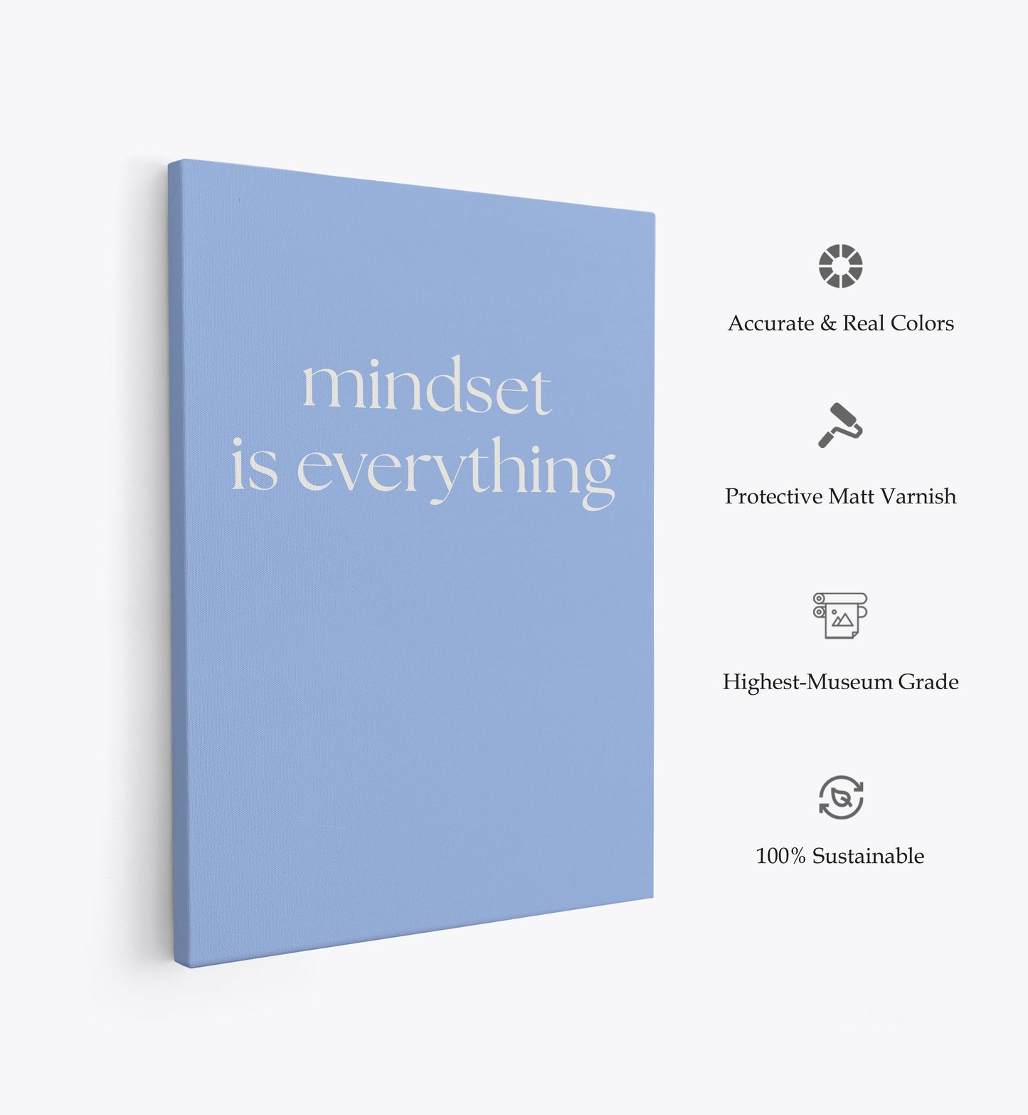 Mindset Is Everything, Motivational Poster