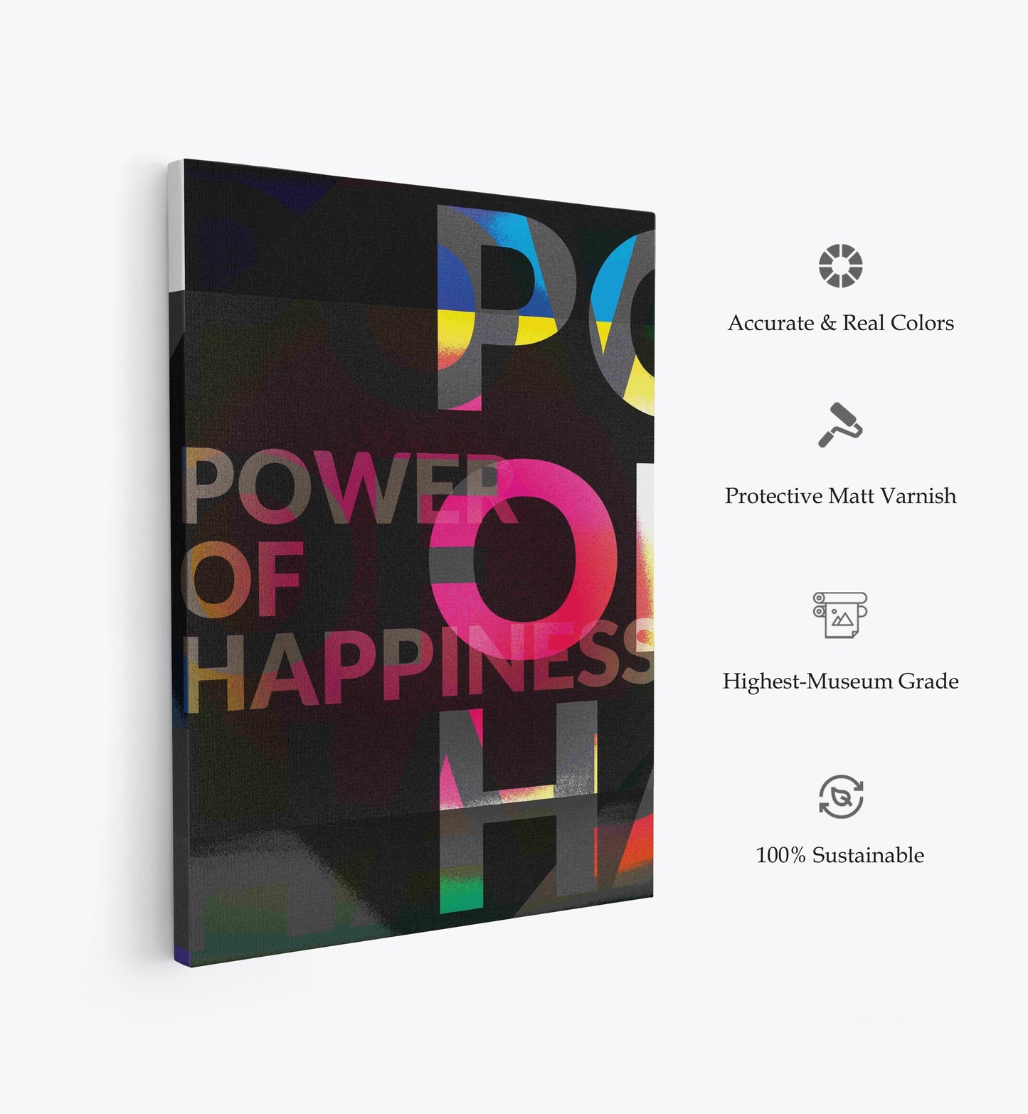 Power of Happiness, Motivational Poster