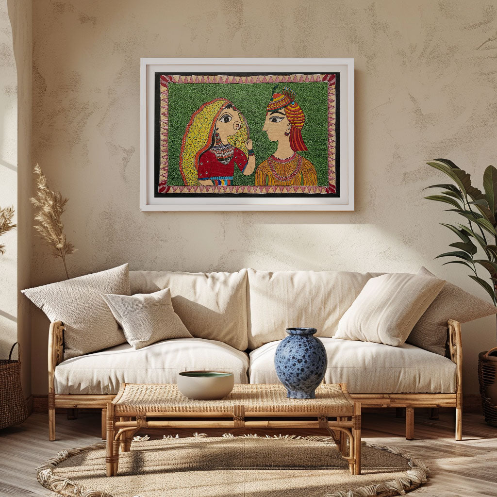 Raja Rani Madhubani, Madhubani Art, Madhubani Painting