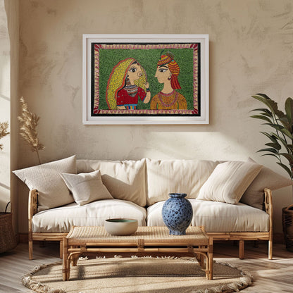 Raja Rani Madhubani, Madhubani Art, Madhubani Painting