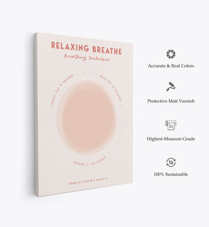 Relaxing Breathe, Motivational Poster