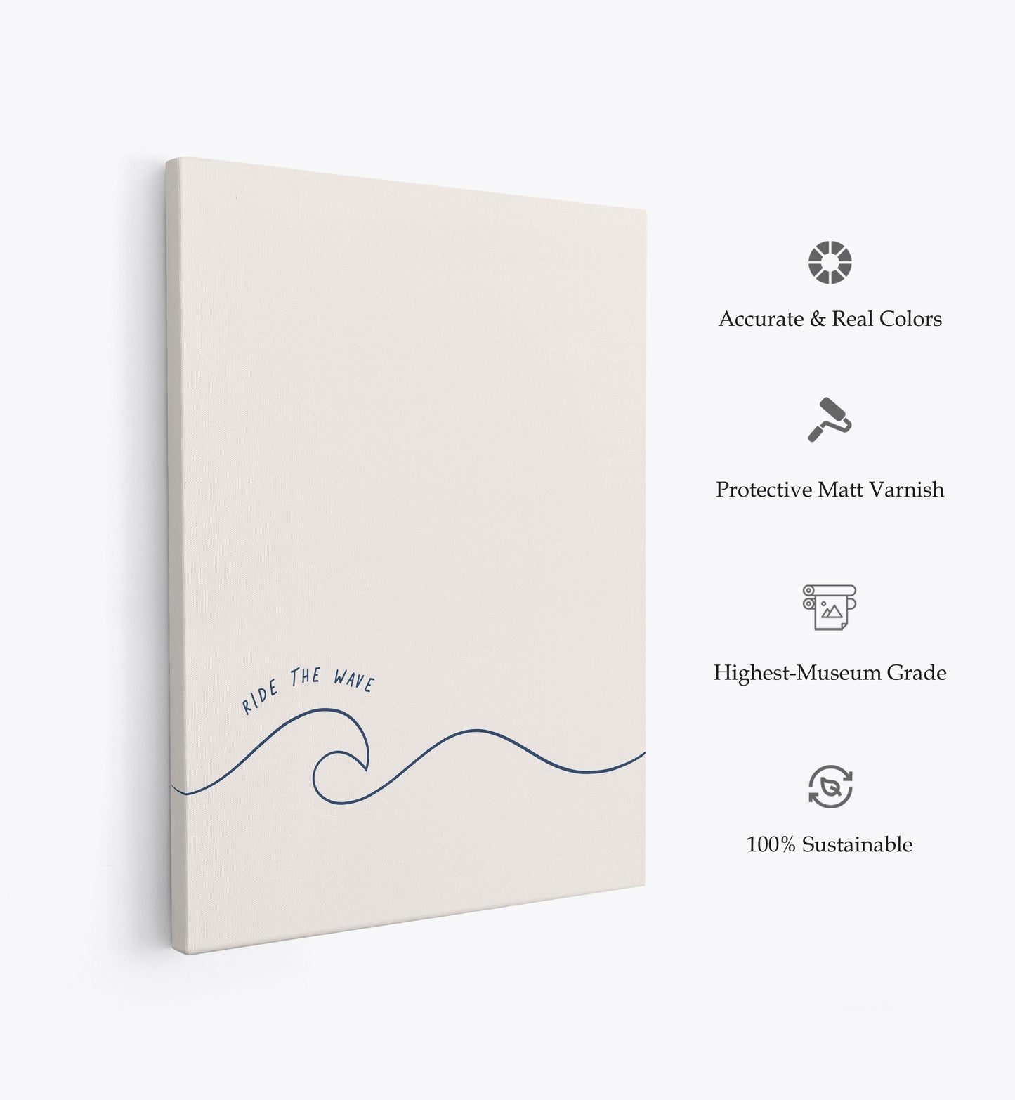 Ride The Wave, Motivational Poster