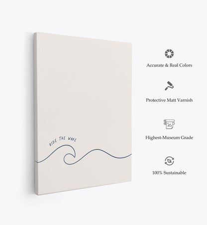 Ride The Wave, Motivational Poster