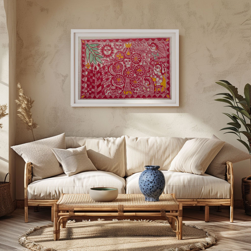 Kovar Art , Madhubani Art, Madhubani Painting