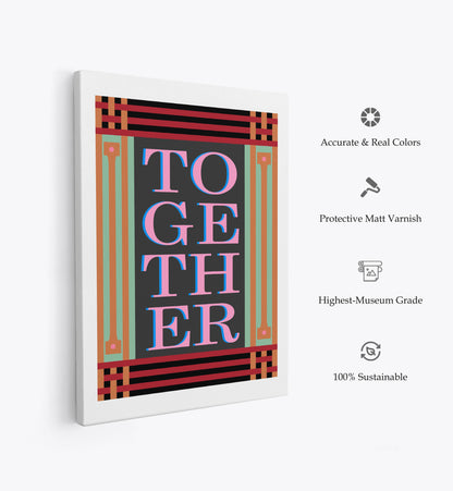 Together Black, Motivational Poster