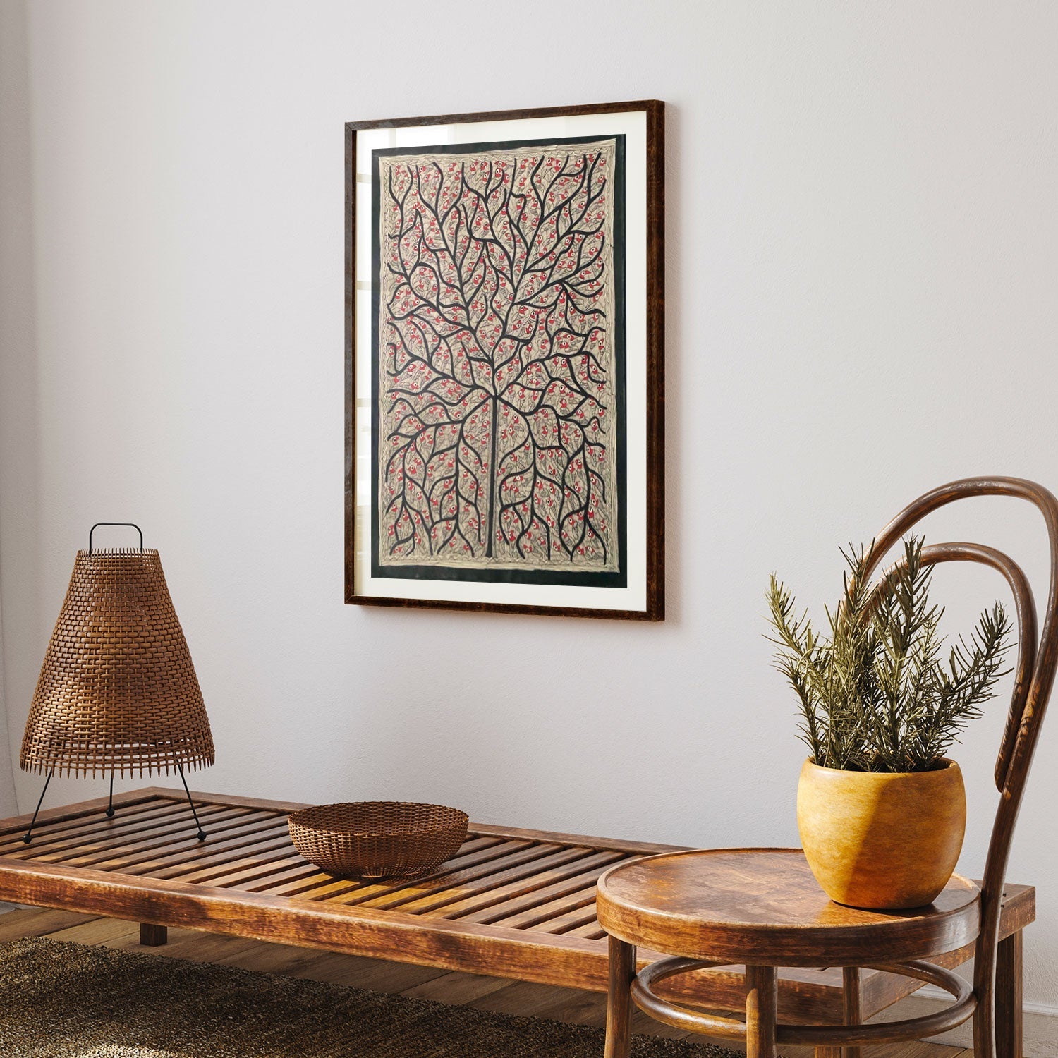 Life of Tree, Madhubani Art, Madhubani Painting