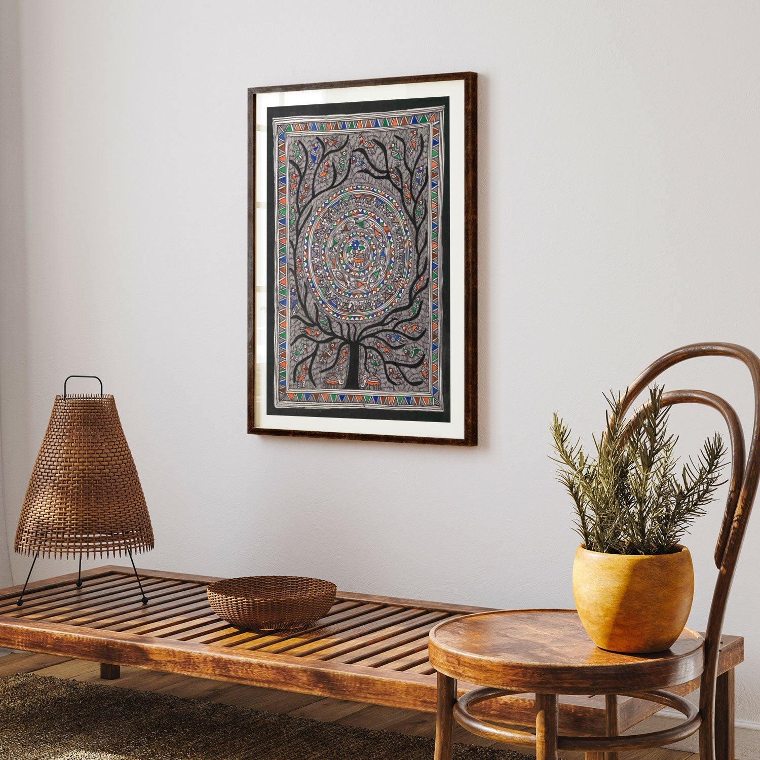 Life of Tree, Madhubani Art, Madhubani Painting