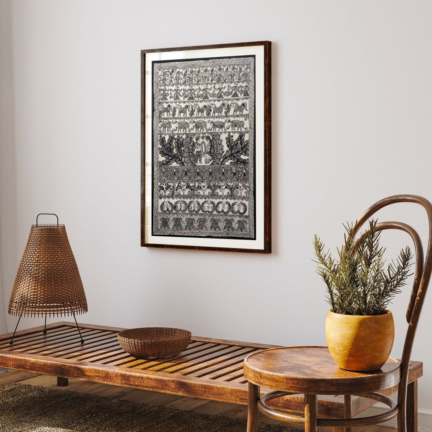 Wedding Madhubani, Madhubani Art, Madhubani Painting