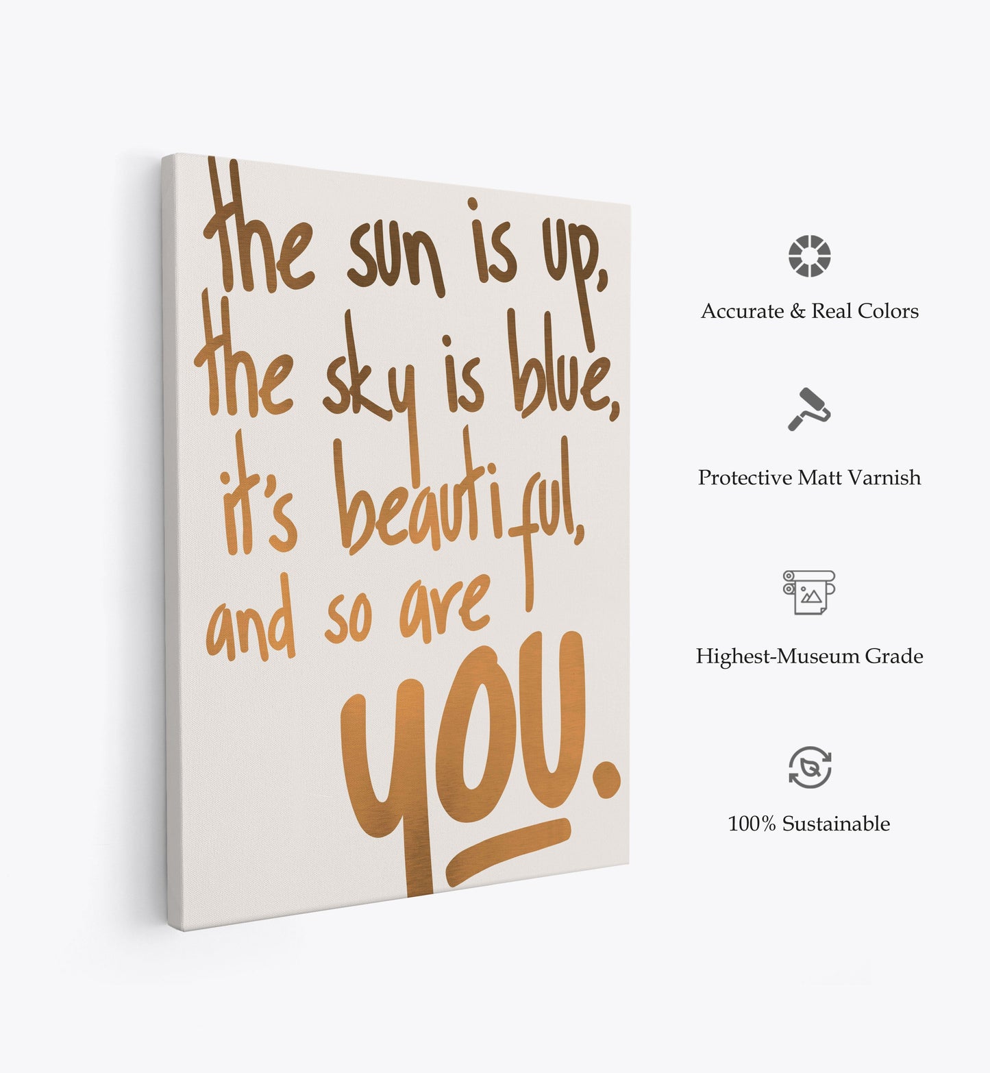 You Are Beautiful (vers.1), Motivational Poster